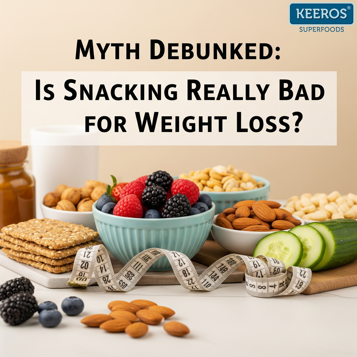 Snacking Bad Myth Debunked: Is Snacking Really Bad for Weight Loss? – Keeros Super Foods