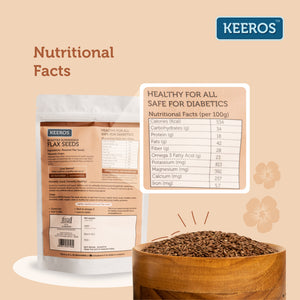 
                  
                    Load image into Gallery viewer, Nutritional-Facts-of-Keeros-Flax-Seeds
                  
                