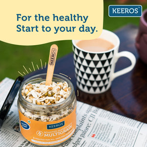 
                  
                    Load image into Gallery viewer, Keeros Healthy &amp;amp; Diabetic Friendly Roasted SuperSnack - Combo of 3 Jars (2x100g+150g)
                  
                
